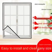 New Indoor Insect Fly Mosquito Window Screen Curtain Mosquito Netting Door Anti Mosquito Net For Kitchen Window Home Protector