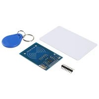 rfid module kit mifare rc522 rf ic card sensor module s50 blank card key ring for arduino uno 2560 raspberry pi