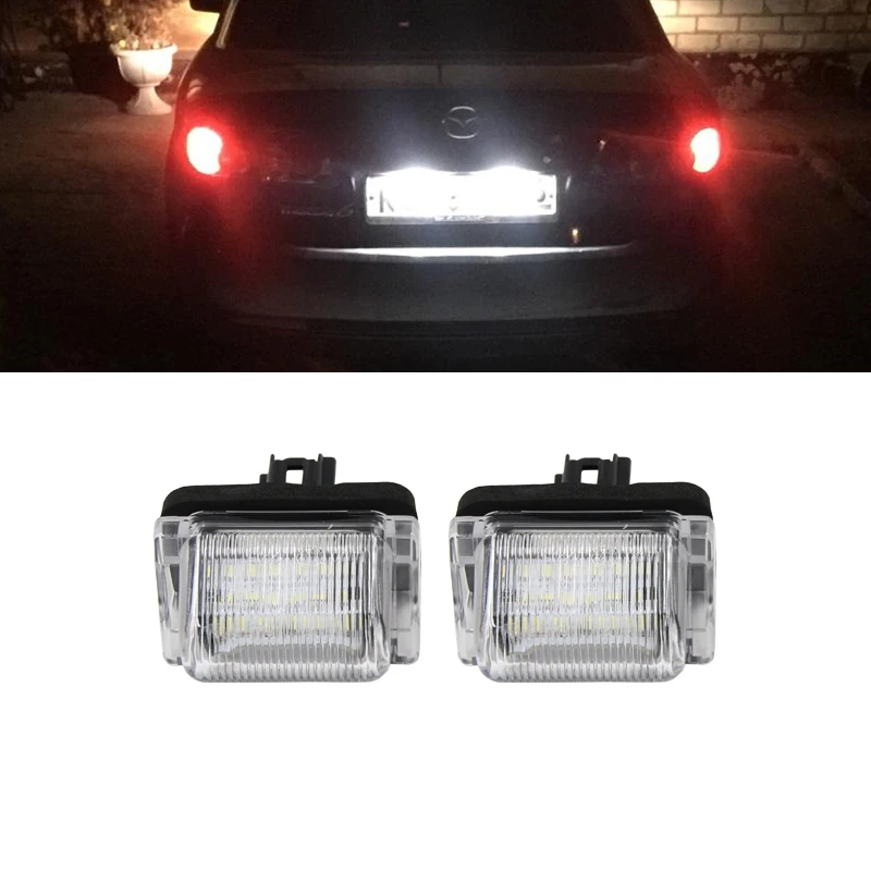 Ксеноновые светодиодный ные лампы для номерного знака Mazda 5 CX-5 CX5 2012-2013 CX-9 CX9 2007-2018 2