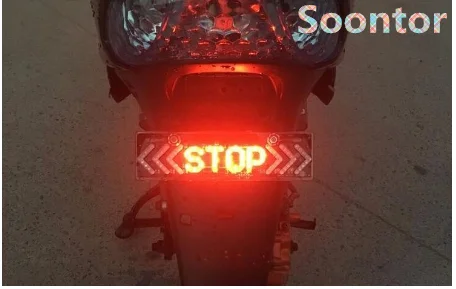

Universal STOP LED Rear Lights Motorcycle Lighting MotoTail Brake Light Indicator Lamp