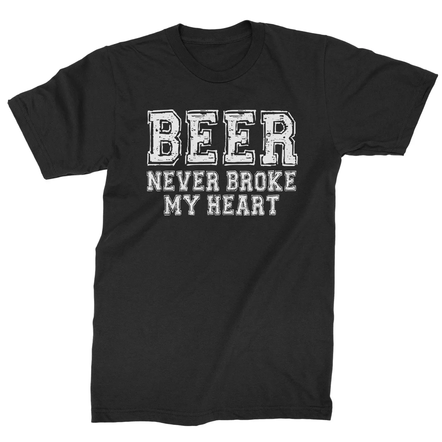

Пиво никогда не сломалось. Забавные бар для питья пива летняя футболка из хлопка с коротким рукавом, с О-образным вырезом для мужчин футболк...