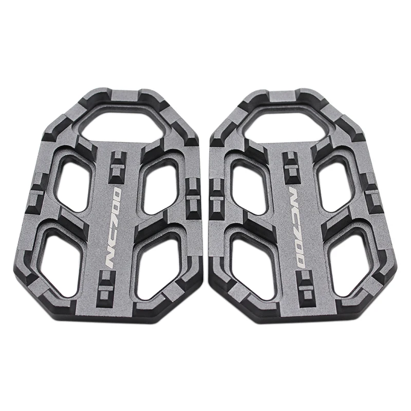 

Black Silver Aluminum Motorcycle Foot Pegs FootRests Footpegs for HONDA NC700 NC 700 NC750 NC 750 NC750X NC750 X NC750S NC750 S
