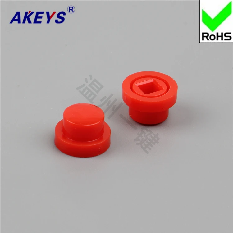 

100 pcs A96/12*12*7.3 Omron Hat Circular Plastic Keycap Does Not Include Key Switch