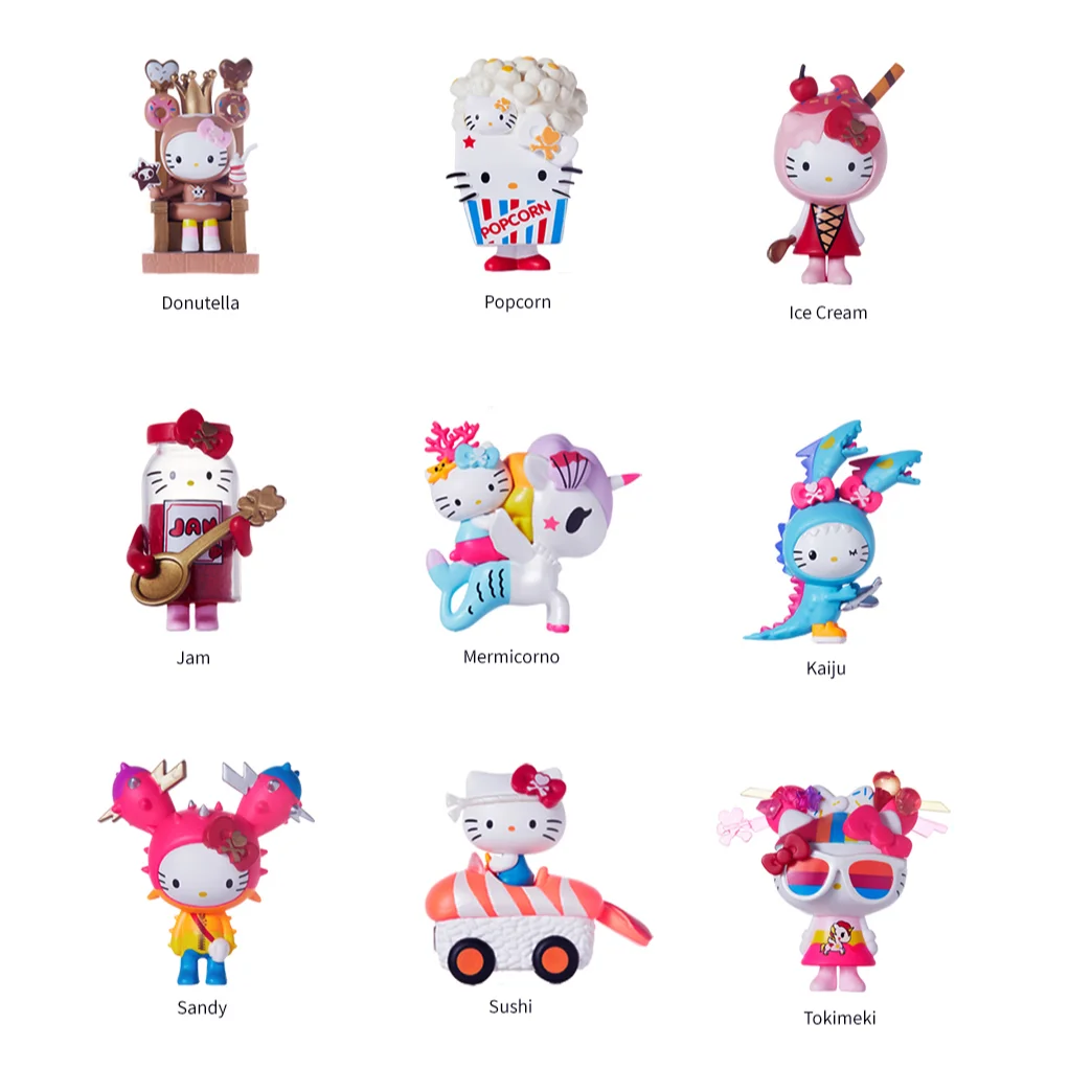 Оригинальная фигурка Tokidoki HelloKitty модель глухая коробка кукла декоративная