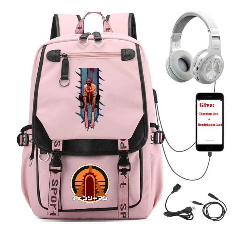 Рюкзаки Volkner для мужчин с Бензопилой сумки на плечо школьная сумка косплея