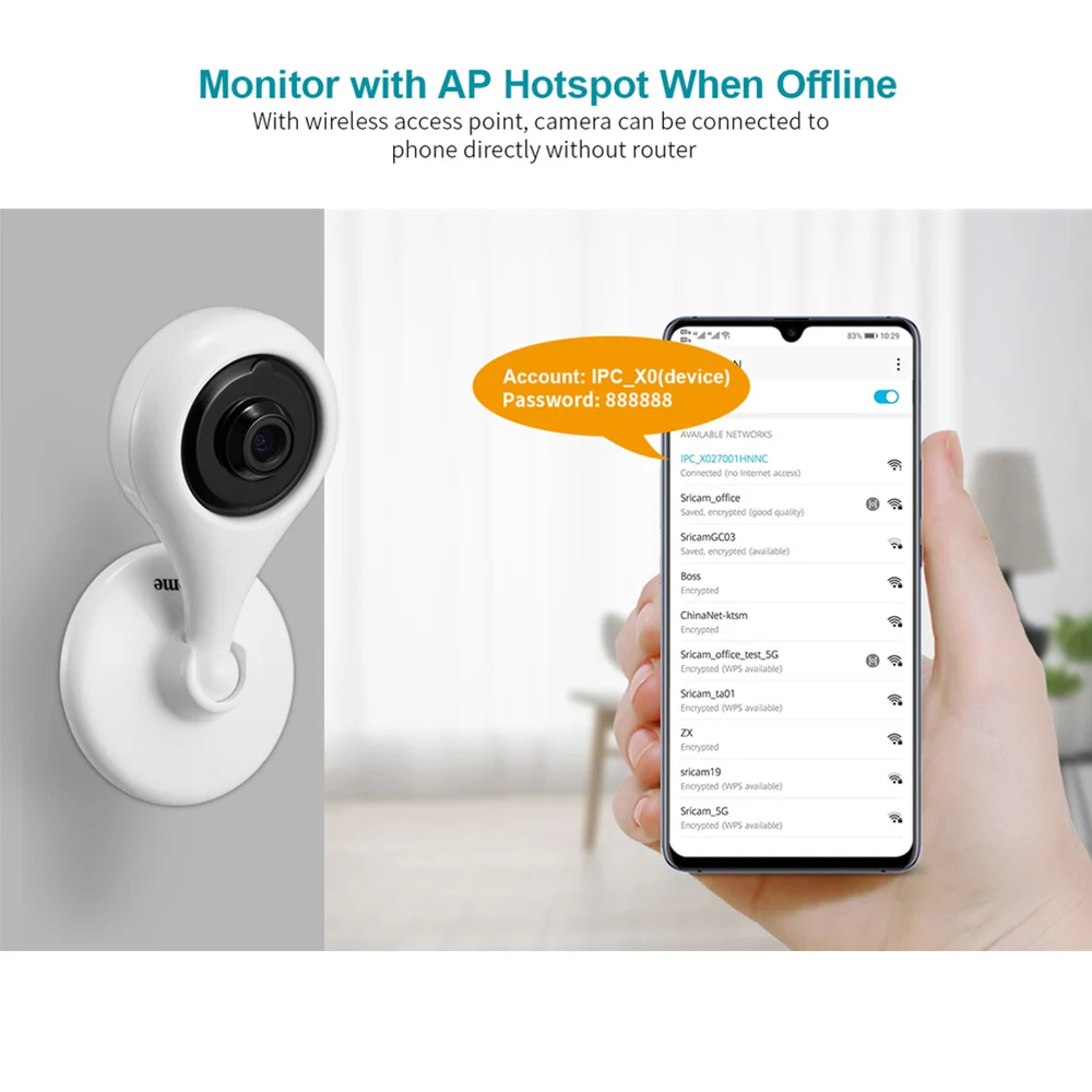 Беспроводная IP камера Sricam SH032 2 МП Wi Fi|Камеры видеонаблюдения| |