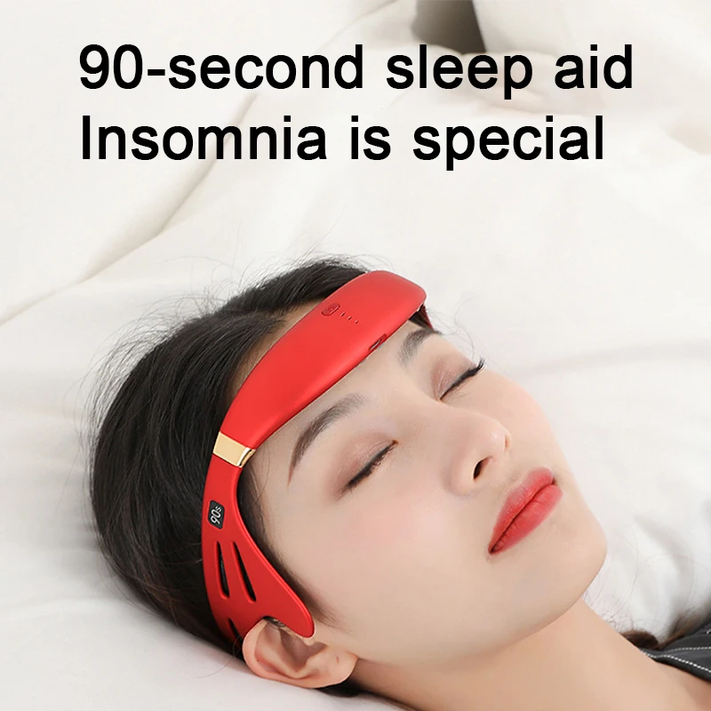 

Sleep Aid Electric Head Sleeper Insomnia Artifact Acupuncture hypnotizer Head Massage Instrument Dropshipping Head Massager