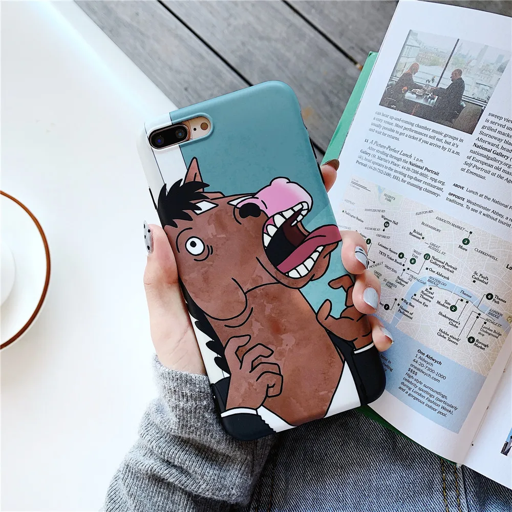 Fuuny BoJack Horseman Американский мультфильм чехол для телефона Apple iPhone 11 Pro Max Xr X XS 7 8 6 S Plus