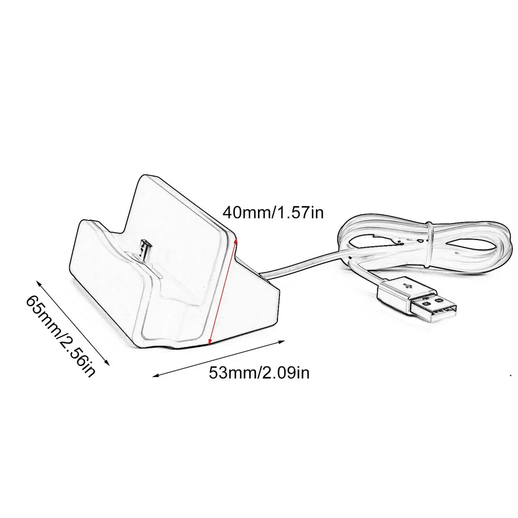 USB2.0 Charger Fast Charging Dock Station Desktop Docking Cradle Stand Sync Charge for iPhone Android | Электроника