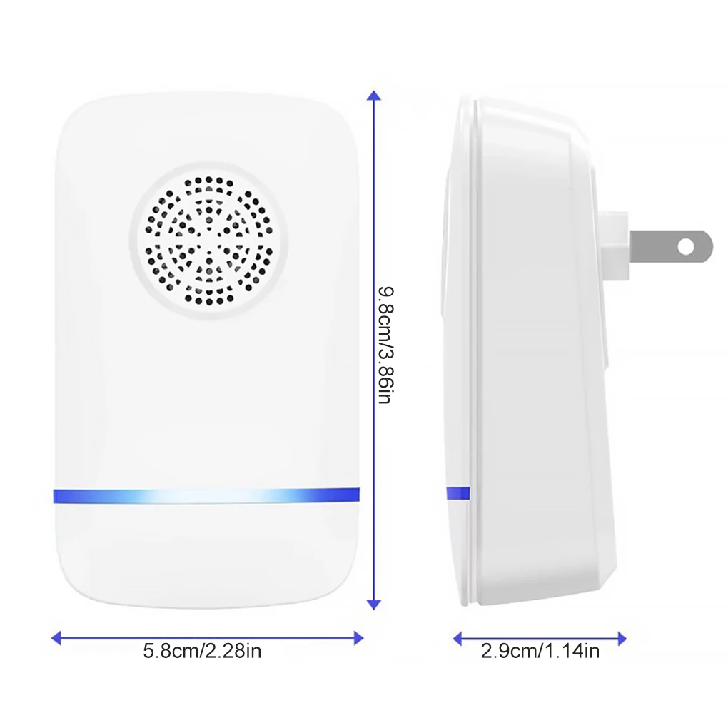 

Sonic Pest Repeller Pest Control Ultrasonic Mosquito Killer Electronic Anti Rodent Insect Repellent Mouse Cockroach Mice US Plug