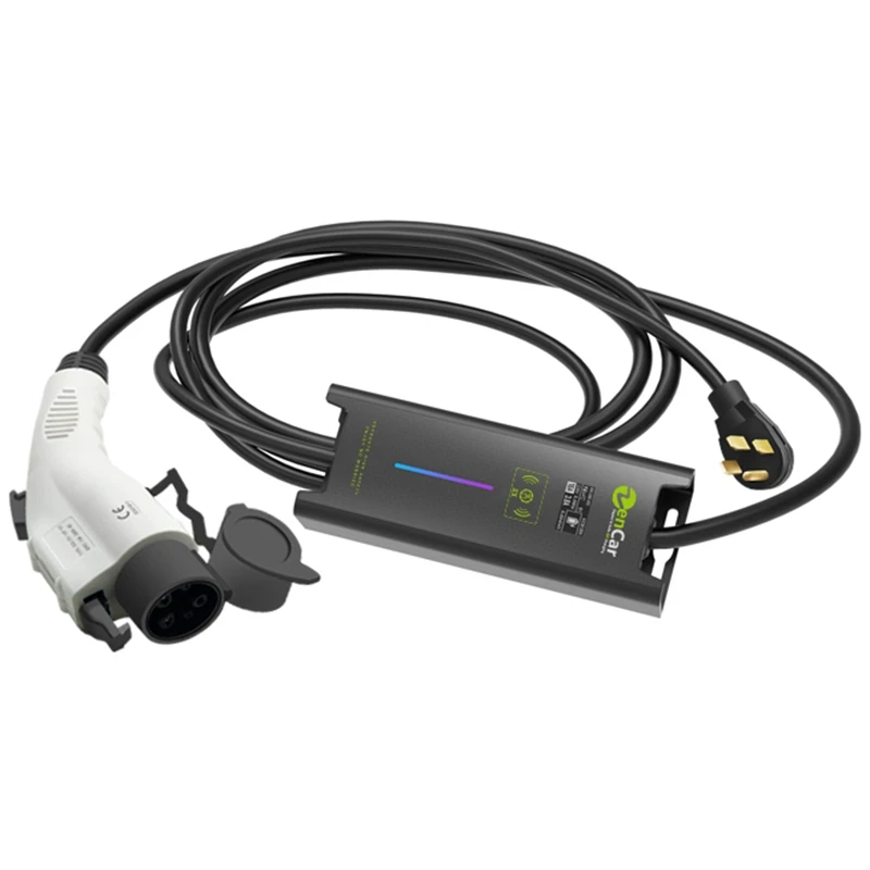 

level 2 ev charger EVSE wallbox 32amp type 1J1772 ev plug with 14 - 50 plug 25 feet cable