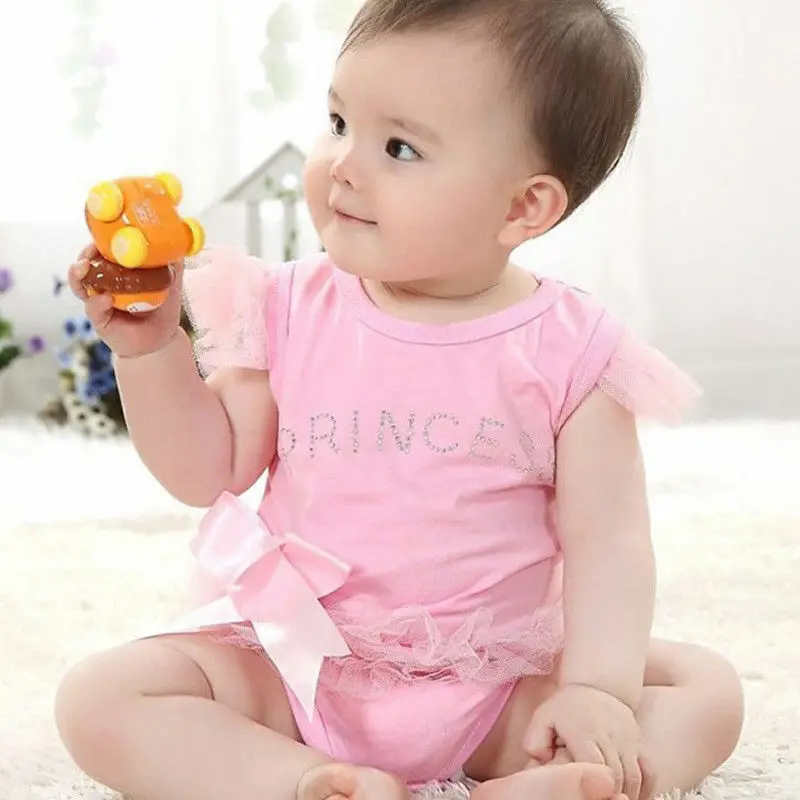 Брендовые новые детские комбинезоны для младенцев летний пуловер с рюшами