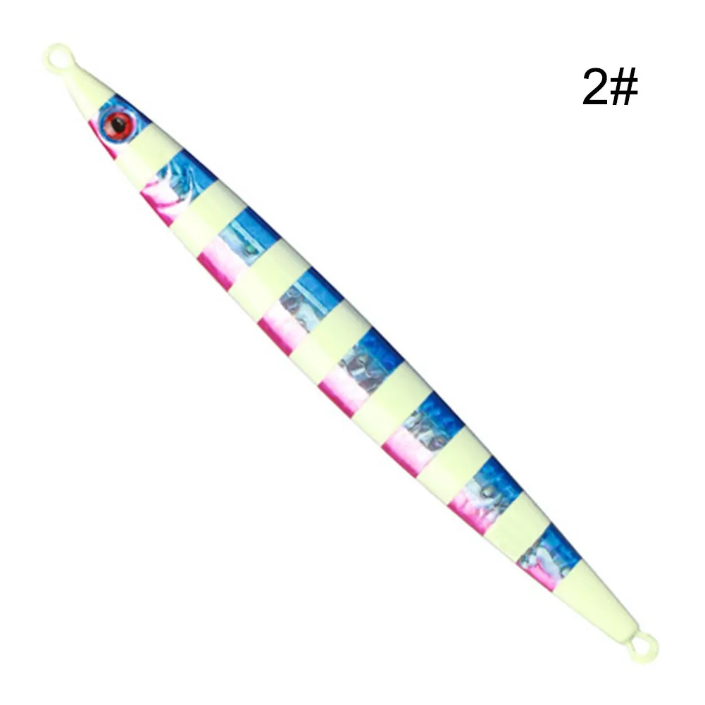 Длинная джиг для Глубоководной Рыбалки приманка рыбалки светящаяся