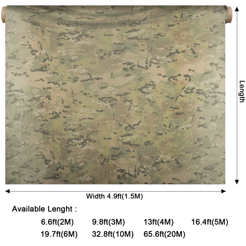 Камуфляжная сетка 1 5 м ширина D cp прозрачные жалюзи Маскировка для кемпинга охоты