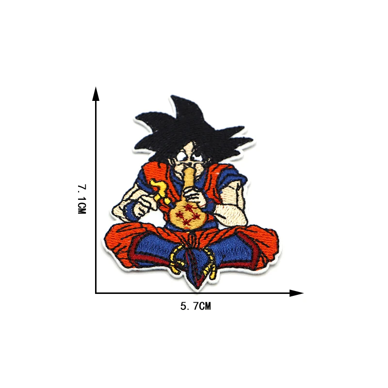 DRAGON BALL главный герой Гоку нашивка креативная нашивка на костюм для одежды Железная нашивка персональная DIY аксессуары патч S90
