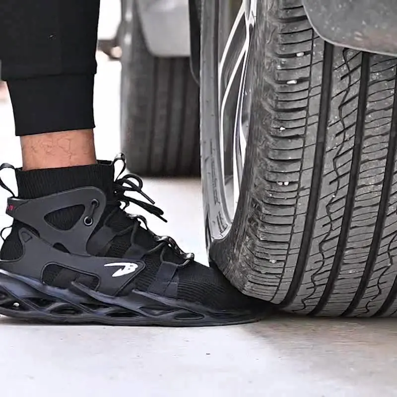 

Hot Selling Industrial Protective Breathable Work Boot Casual Trainers Steel Toe Safety Shoes