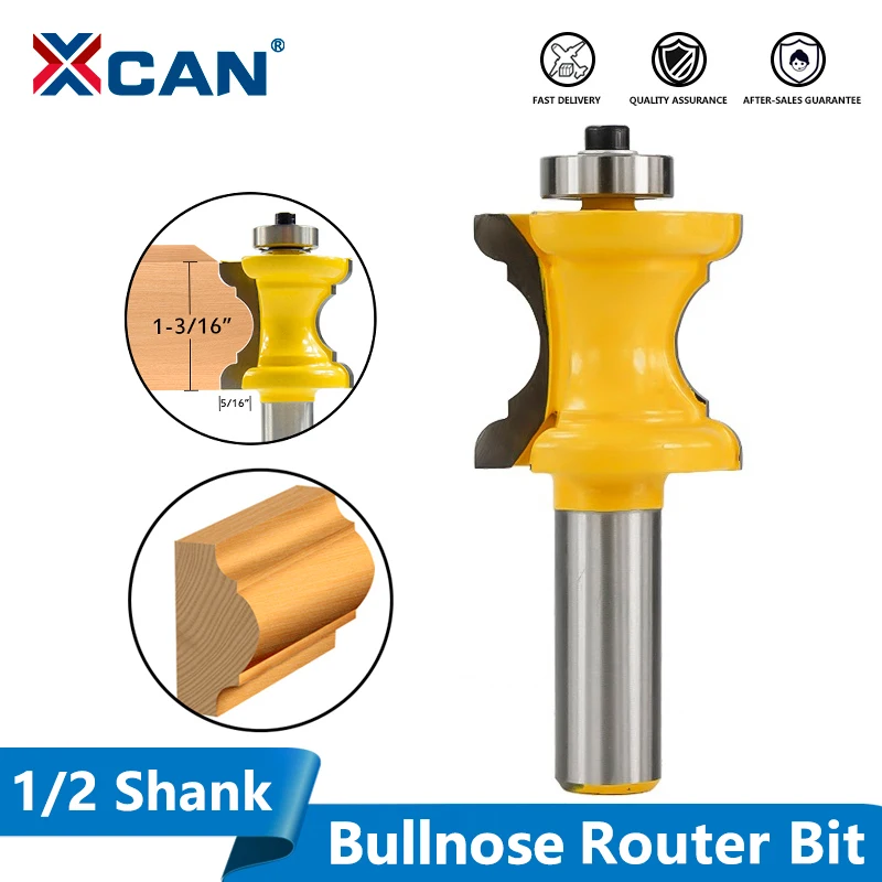 XCAN древесины фрезы 1/2 &quotхвостовик Bullnose бисера колонны лицо литья Tenon для