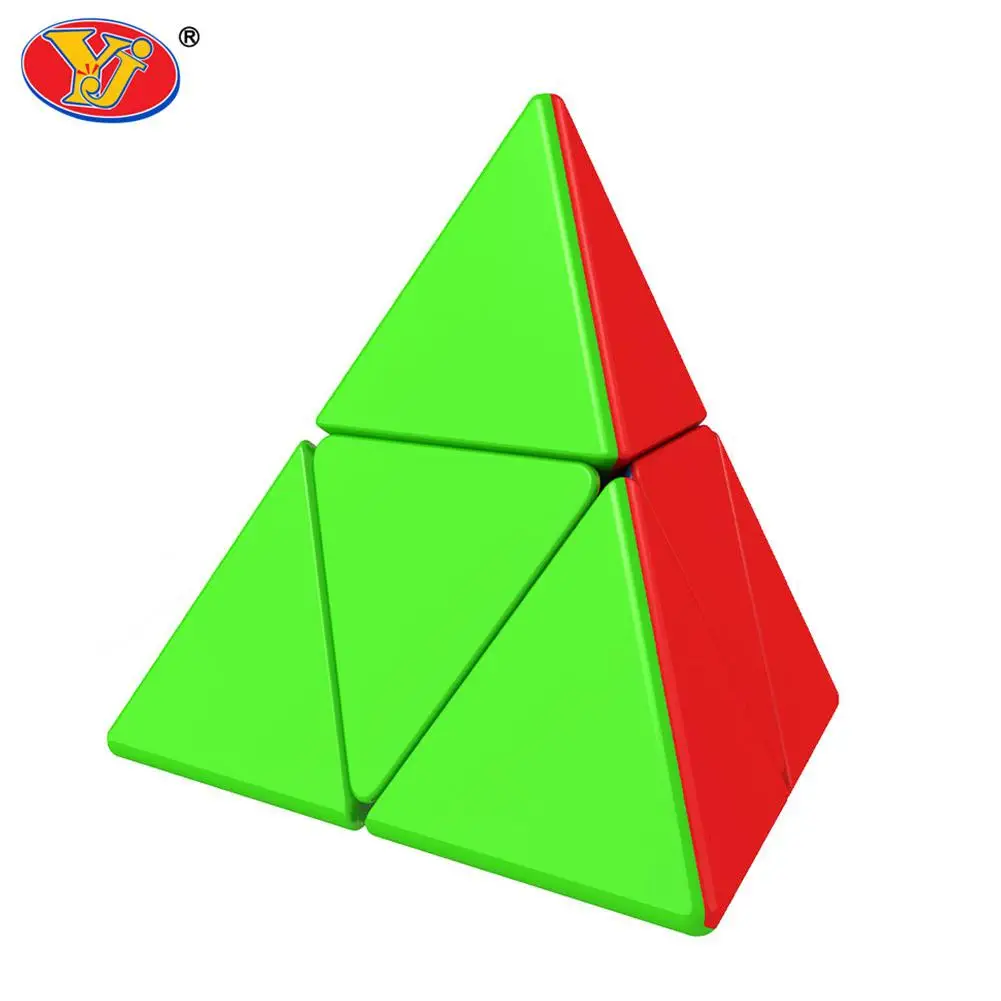 RCtown YJ Magic Cube 2x2 косых пирамиды треугольной Цвет Профессиональный Скорость гладкая