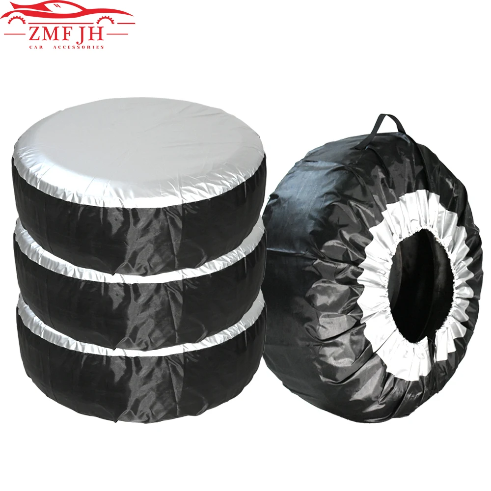 

4 шт., чехлы для автомобильных запасных шин, из полиэстера