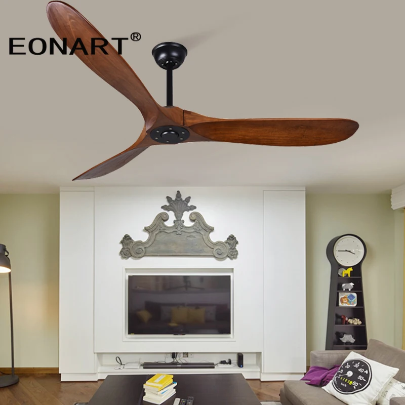 Современный декоративный потолочный вентилятор постоянного тока 60 дюймов с
