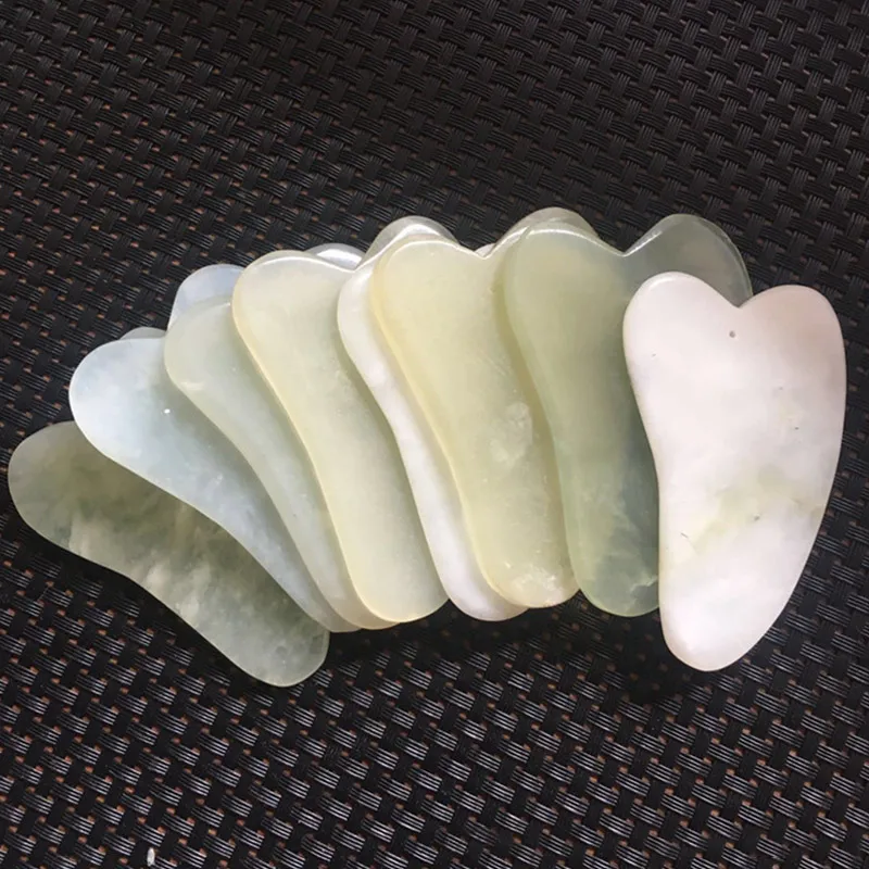 Уход за лицом нефрит для массажа доска ухода кожей лица инструмент соскабливания