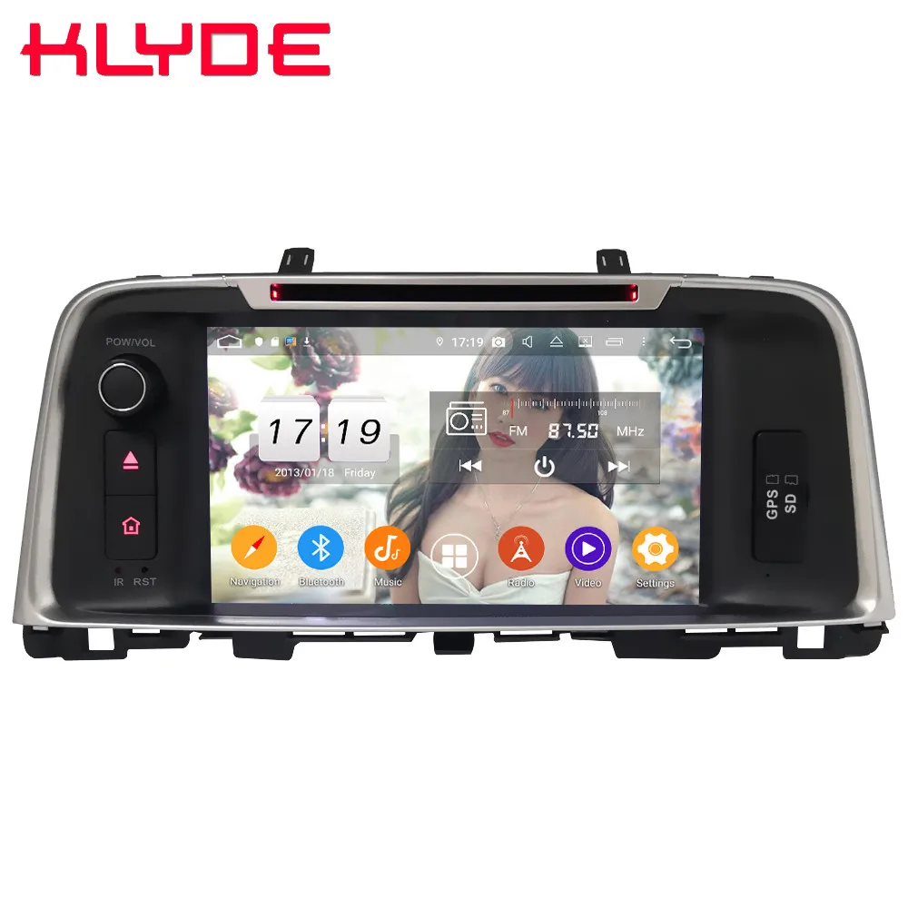 Klyde ips 4G wifi Android 9,0 Восьмиядерный 4 Гб ОЗУ 64 Гб ПЗУ DSP BT автомобильный DVD мультимедийный плеер радио gps для Kia K5 Optima