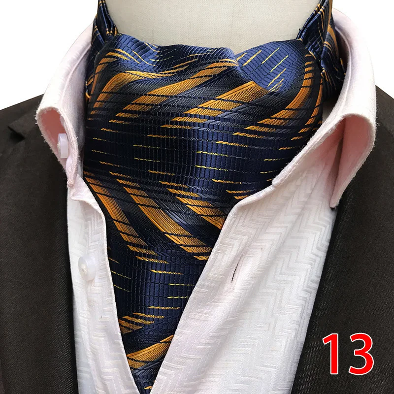 Британский стиль галстук высокое качество для мужчин ретро узор рубашка Пром