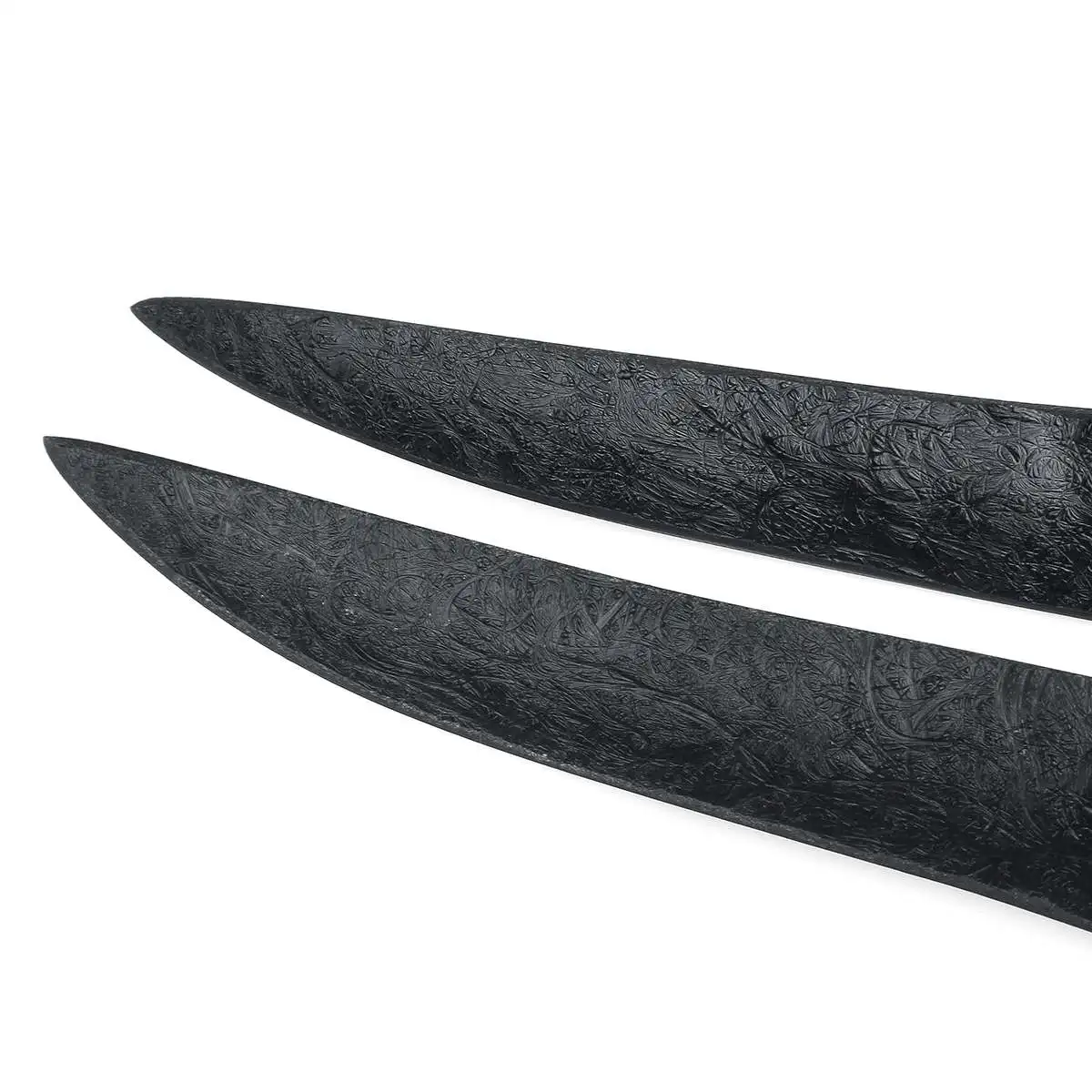 

2x Car Headlight Eyebrows Eyelids Resin Stickers Trim Cover Headlight Lid Matte Black for BMW M2 M235i 2014-2018