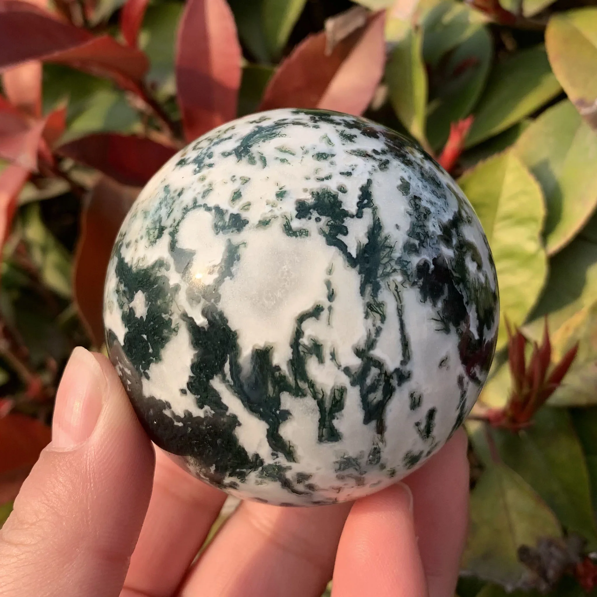 

6-6,5 см Искусственный мох агатовый шарик, природный кристалл, сфера, магнитный генератор, медитация, энергетические украшения для декора ком...