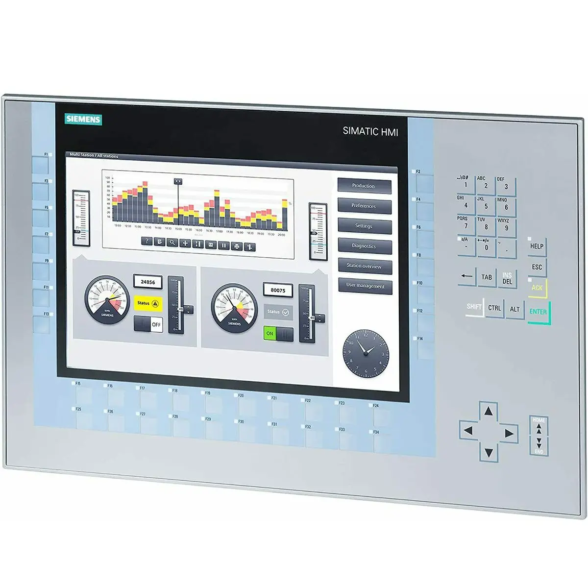 

Brand New and Original 6AV2124-1MC01-0AX0 Siemens KP1200 Comfort HMI Panel