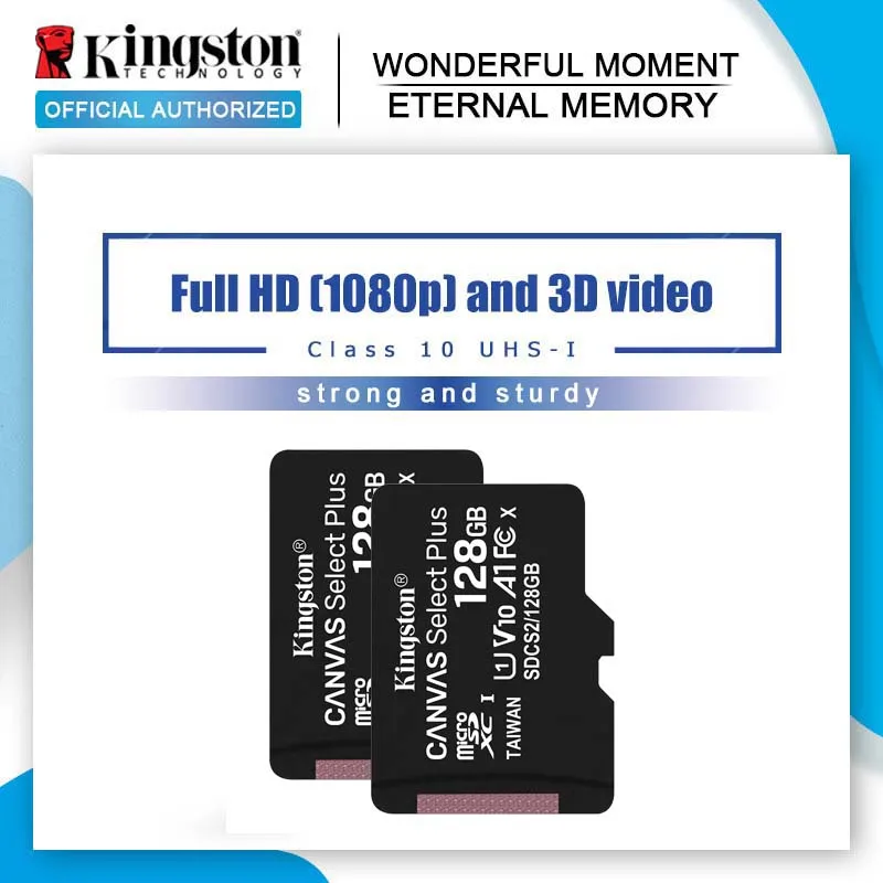 Kingston Карта памяти Micro SD класс 10 256 ГБ 128 64 16 ГБ|32gb class10|cartao demicro sd |