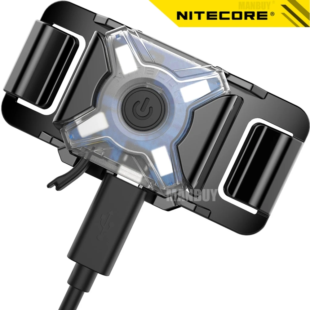 Nitecore NU05 MI ИК светильник + зеленый USB Перезаряжаемые сигнал 4xled Тактическая Военная