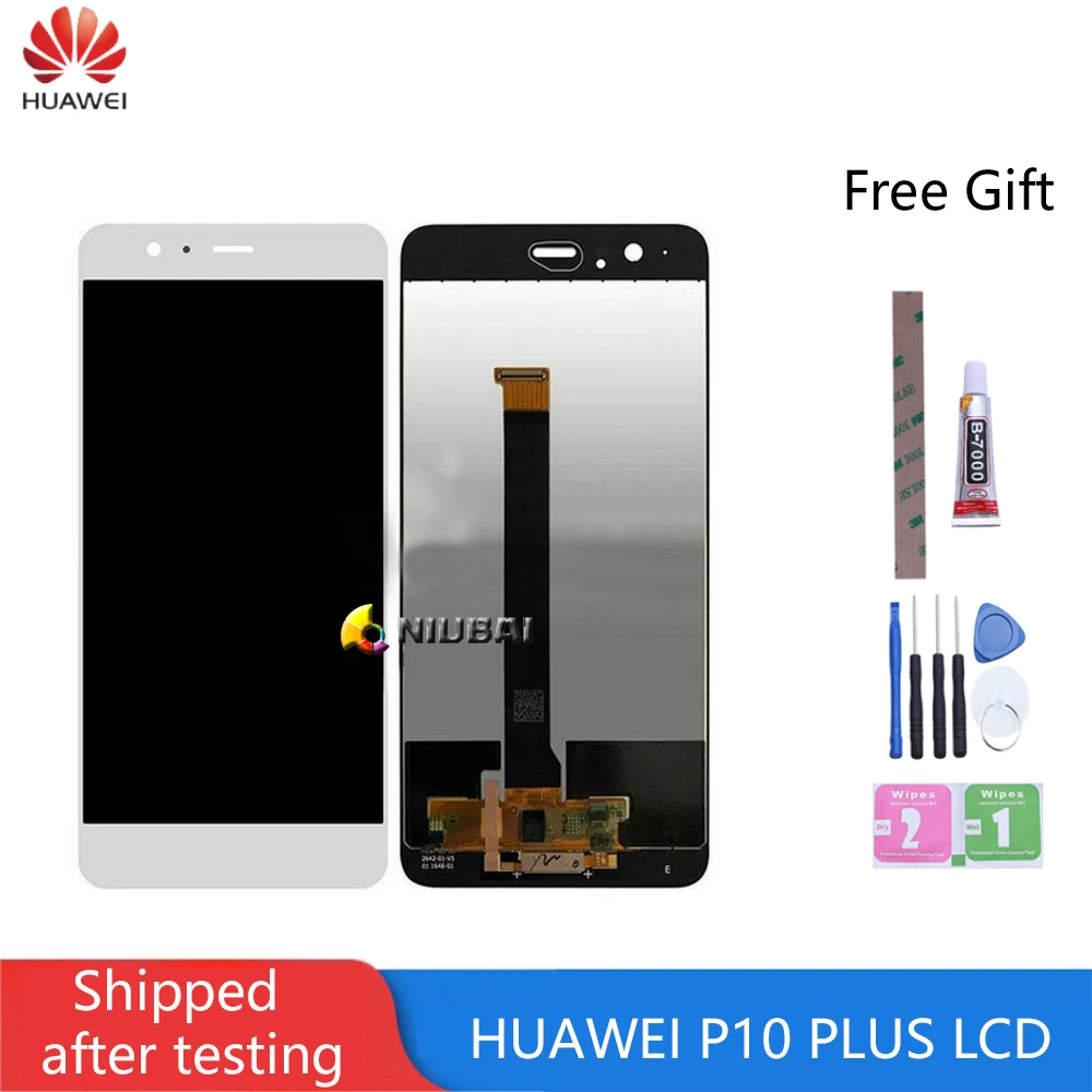 

Tested 5.5'' 2560x1440 For HUAWEI P10 Plus LCD Display with Touch Screen Digitizer Assembly Replacement Parts VKY-AL00