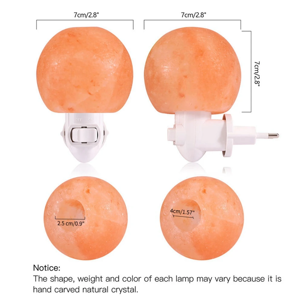 Соляная Лампа для очистки воздуха 10 Вт Гималайская соляная лампа Хрустальная