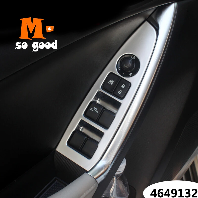 

2013 2014 2015 2016 For Mazda CX-5 CX5 Car ABS Chrome Inside Inner Door Window Lift Switch Button Panel Cover Trim Accessories