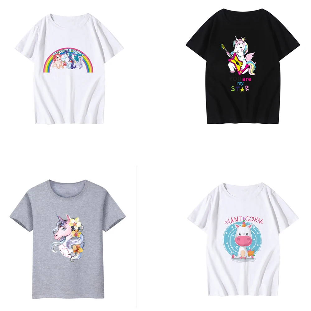 

Новинка, летние футболки, черная хлопковая модная футболка с мультяшным рисунком, повседневные мягкие милые уличные Топы с коротким рукаво...