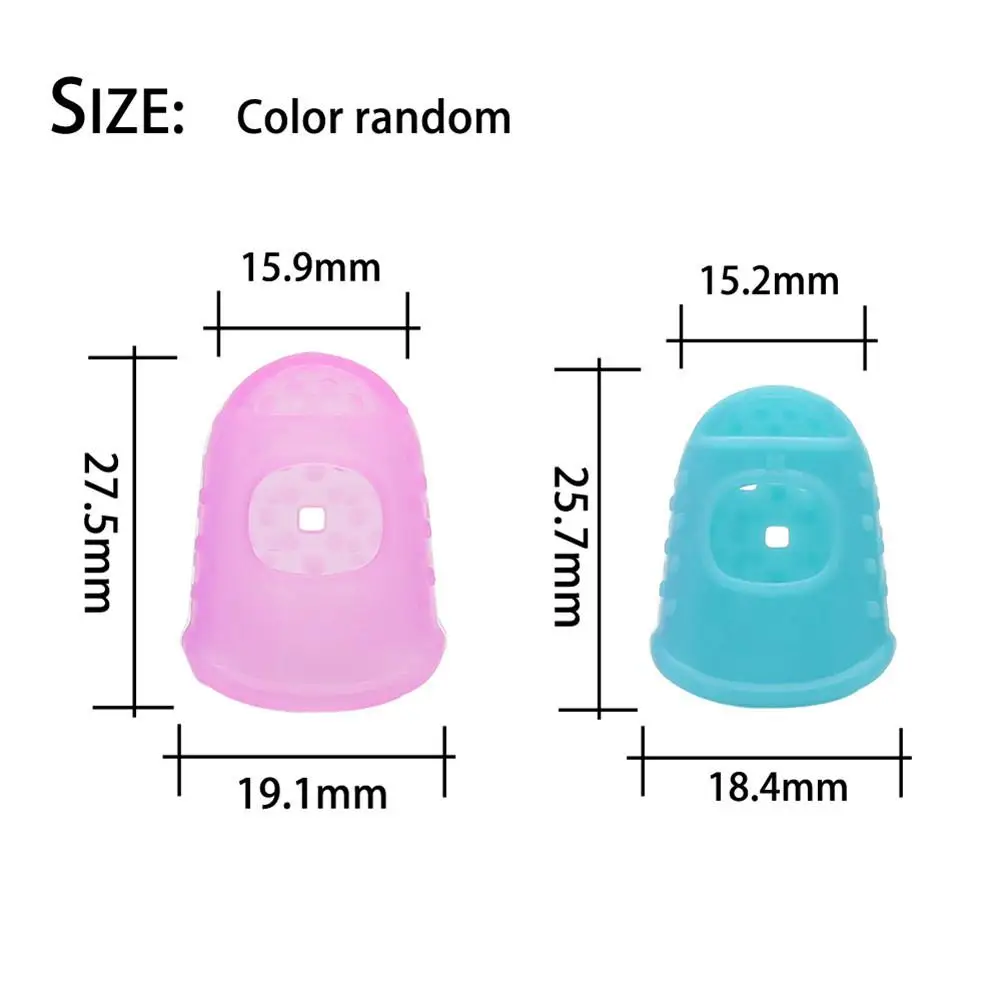 

4pcs Guitar Finger Set Silicone Flexible Embroidery Left Hand Finger Protector Practice Guitar Accessories Random Color