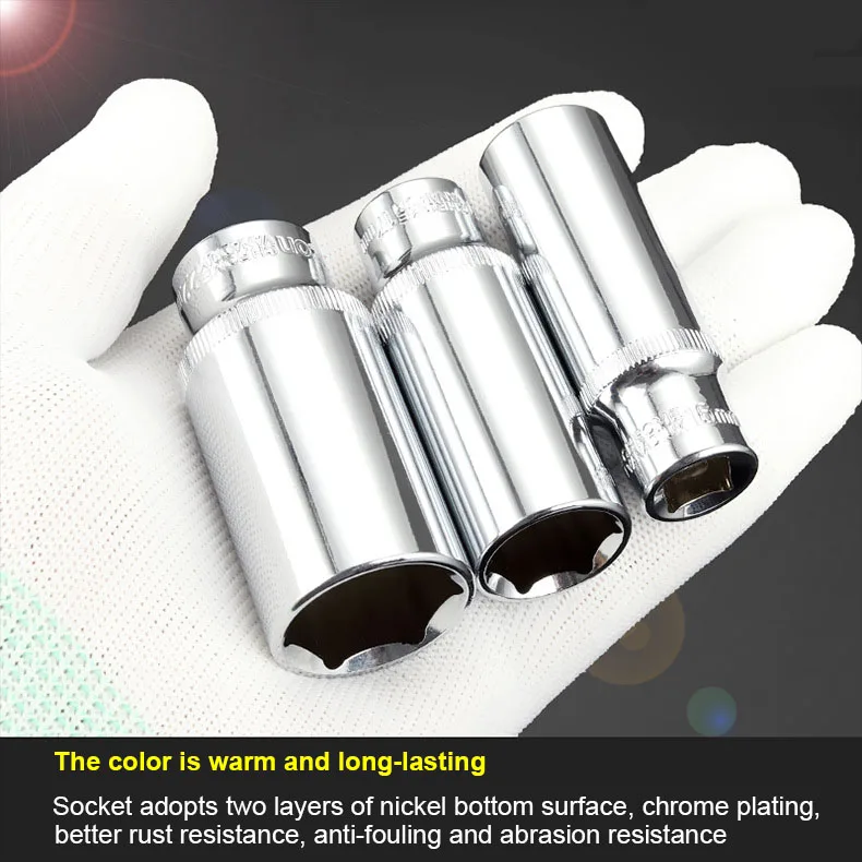 Комплект адаптеров для CR-V 1 шт. переходники с короткими длинными головками 6-24 мм