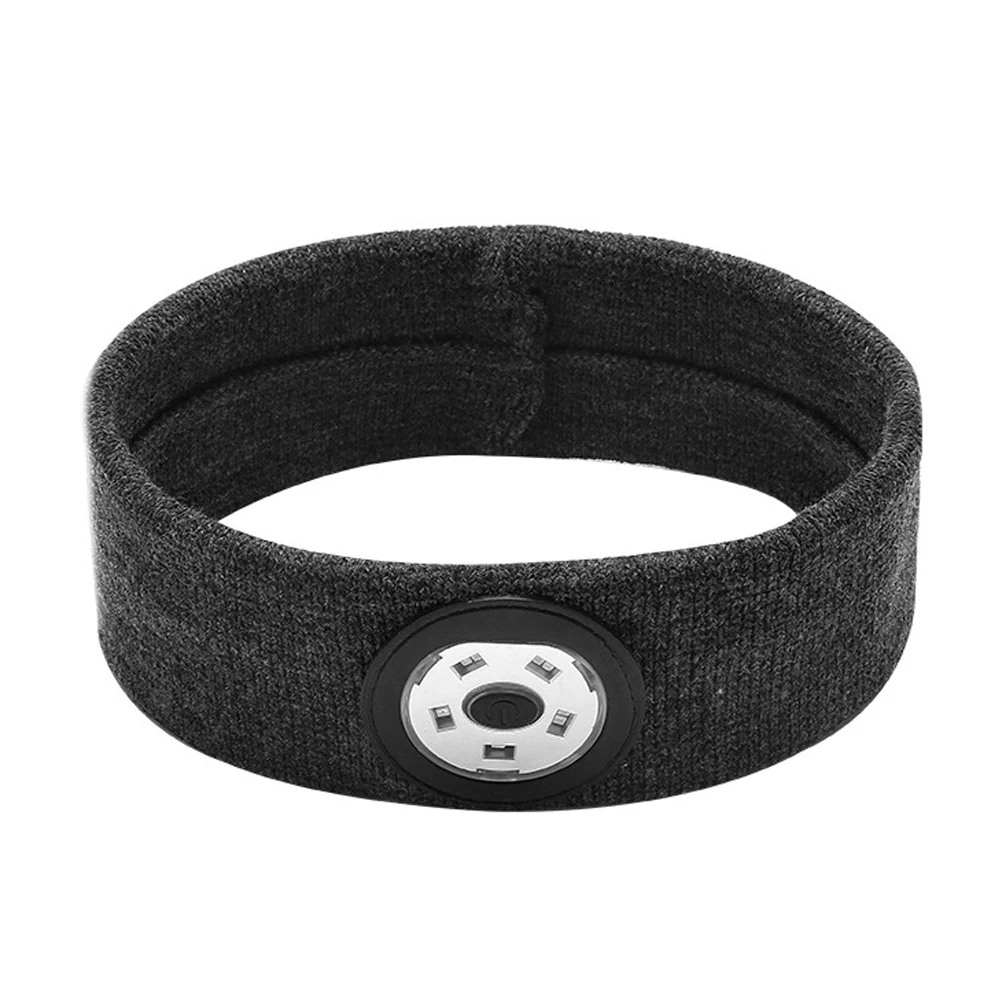 

Unisex Outdoor Hat Led Lights Cycling Yoga Sport Headband Women Men Night Running Sports LED Light Sweatbands