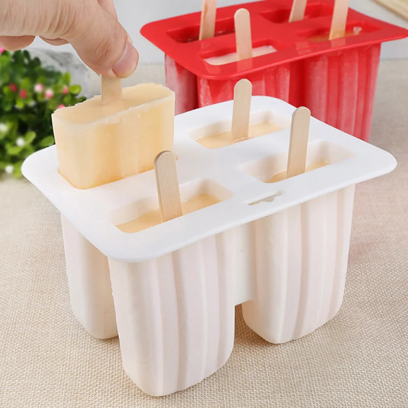 

Silicone Ice Cream Molds Cube Mold Popsicle Maker DIY Homemade Freezer Ice Lolly Mould Chiffon Mouss Pudding Mold Ice Cube Tray
