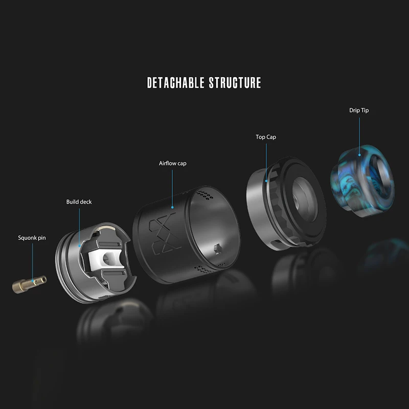 Оригинальный Vandy vape Mesh V2 RDA с более широким M проводом rda атомайзер VS phobia v2 mesh |