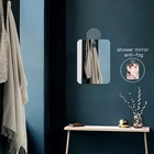 Акриловое антизапотевающее зеркало для душа 20*30 см, безфокусное зеркало для ванной комнаты, уборной для мужчин, зеркало для бритья, Прямая поставка