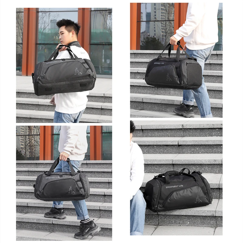 Men Gym Bags For Fitness Training Outdoor Travel Sport Bag Multifunction Dry Wet Separation Bags Sac De Sport