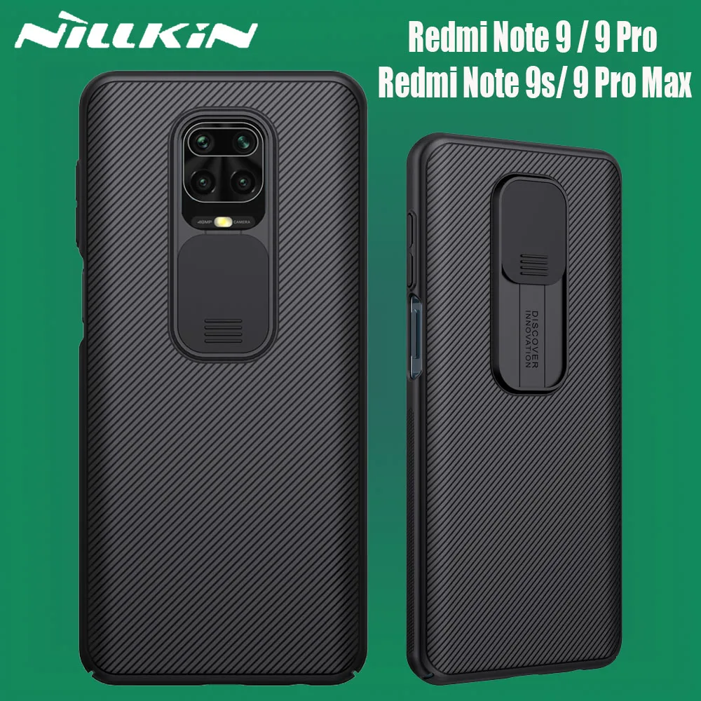 

Camera Protection Case For xiaomi Redmi Note 9S / Note 9 Pro Max NILLKIN Slide Lens Protect Cover Case on Redmi Note9 Pro Max