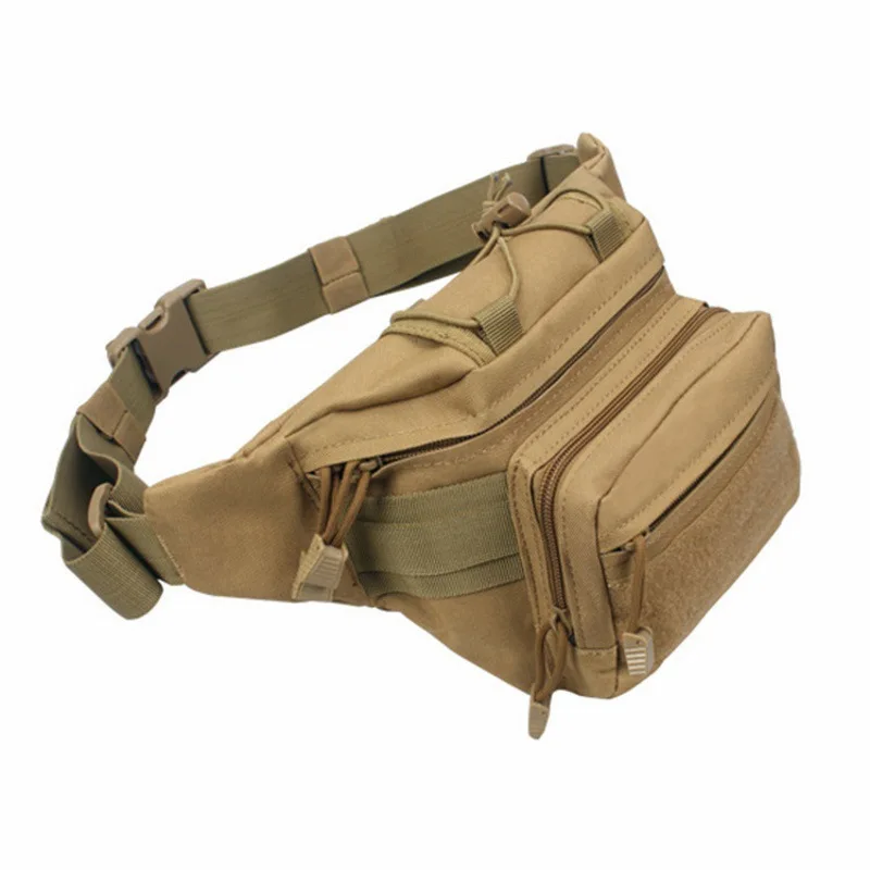 

Men's Utility Tactical Waist Bag Fanny Pack Pouch Military Sports Gym CS Camping Hiking Climb Hip Bum Belt Bag Adjustable Strap