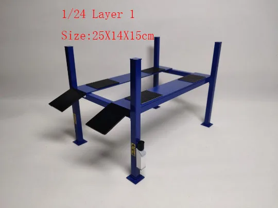 1 24 layers 1 Модель автомобиля лифт 1: 64 1:43 1:24 1:18 двойной одноэтажный Лифт Гараж ремонтная станция Стенд для модели vhicle статический не подвижный - Цвет: 1 24 layers 1
