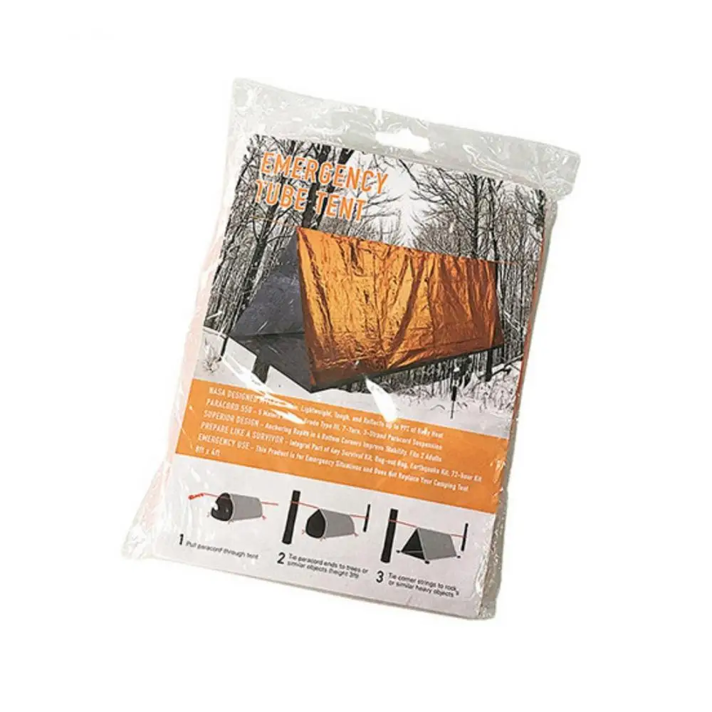 Аварийная трубчатая палатка прочная навес брезент для езды на велосипеде