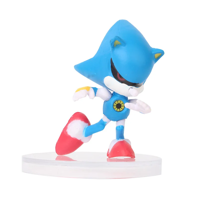 7 шт./компл. Милая экшн-фигурка Ежика SONIC модель детской одежды игрушки подарки |