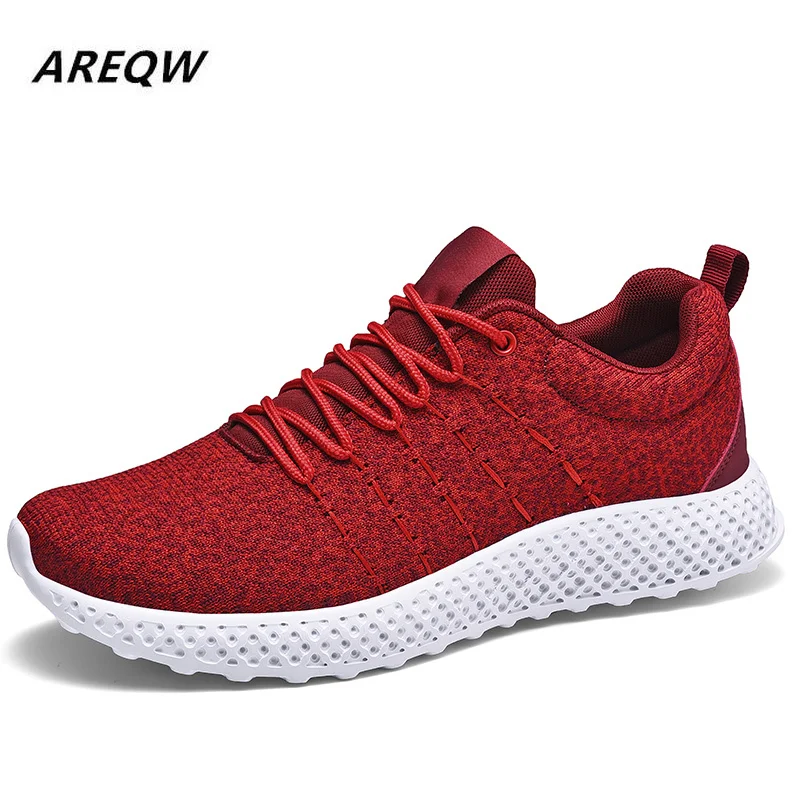 Мужские повседневные кроссовки AREQW черные дышащие повседневная обувь 2019 | Обувь