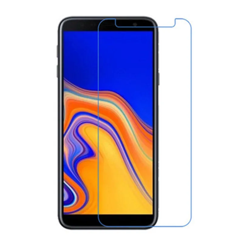 2 шт. закаленное стекло для samsung Galaxy A6 2018 защиты экрана Plus + защитная пленка |